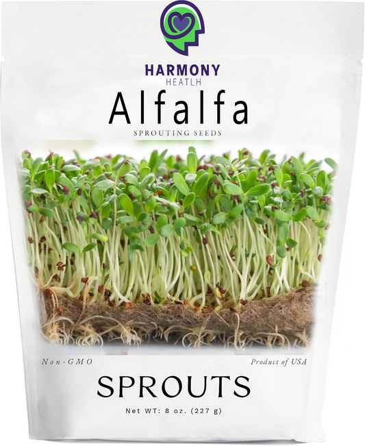 (8) Eight Tray Kit + 1/2 lb. Wheat Berry, 1/2 lb. Broccoli, 1/2 lb Mung, 1/2 lb Radish, 1/2 lb. alfalfa