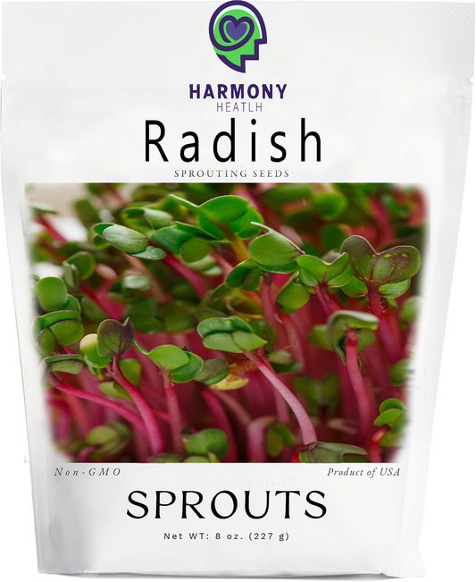 1/2 lb. Radish Sprouting seeds